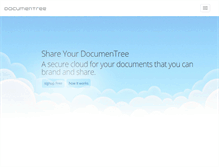Tablet Screenshot of documentree.com